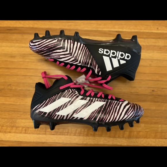 Men's Adidas Freak 20 Zebra Football Cleats Pink Multicolor EF8710